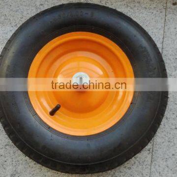 Rubber Pnuematic Wheels Manufactures for Hand Truck Wheel 16'' x 4.00-8 photo-3