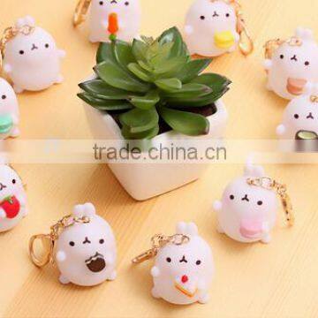 The Rabbit Cartoon Pendant Key Chain Couple Handbags Accessoriest PN6434 photo-4