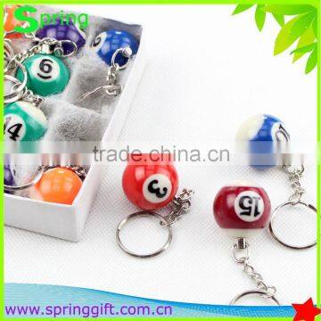 Promotion Gift Hard Resin Billiards Ball Keyring /ball Keyring/snook Ball Keyring photo-6