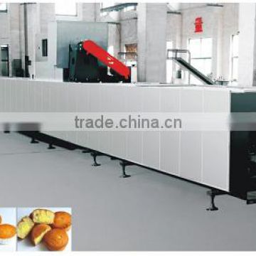 KH full automatic cake production line,food machine, good cake making machine,cake maker,gas consumption is 40kg/h