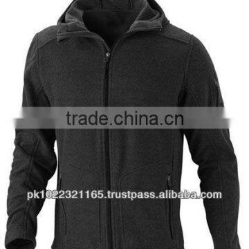 2015 Winter Style Wind Black Fleece Lined Men's Hoody Soft Shell Jacket