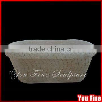 Classic Stone Bowl Oval Solid Marble Bathtub