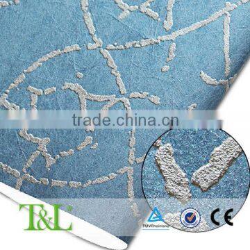 2014 new listed acoustic wallpaper/glass bead fabric wall coverings