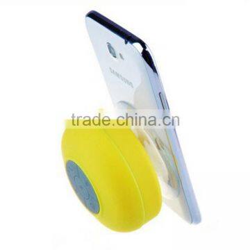 silicone rubber sucker bluetooth speaker with waterproof pool trumpet