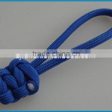 Custom Design Braided Handmade Cobra Weaving Paracord Zipper Puller Fist Knot Paracord Zipper Puller photo-5