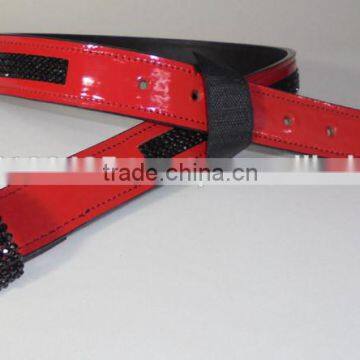 Leather belt