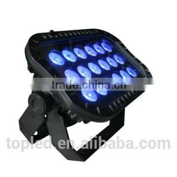 Outdoor LED Outdoor Waterproof IP66 DMX LED Wall Wash Flood 18x3W Tri-RGB
