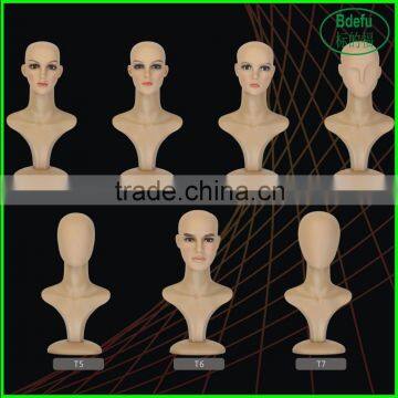 High Quality mannequin head/plastic mannequin head/female mannequin head