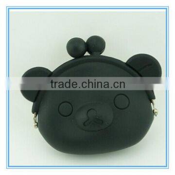 silicone cute 3D shape animal coin purse
