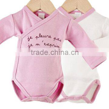 warm Hot-selling white fashion baby onesie