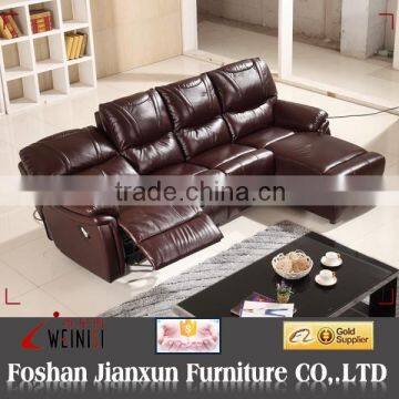 GC858 recliner kuka leather sofa