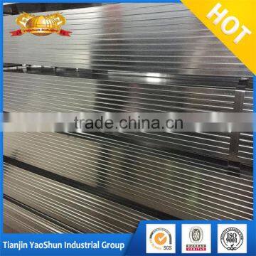 Tianjin Mild Steel Mechanical Properties Longitudinal Welded Pre Galvanized Square Rectangular GI Steel Tube