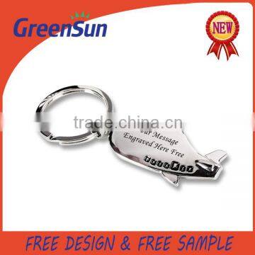 2015 New Hot Fashion Cheapest wishbone trolley coin keychain