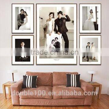 wooden and leather digital photo frame korea designs