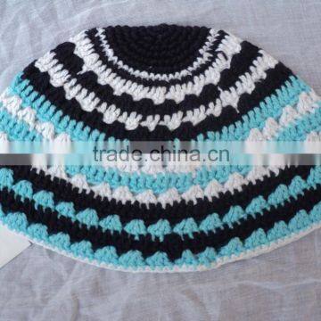 2015 New Crochet Kippah/hand Made Knitted Kippot/judaica Kippah / Cotton Hand-made Kippah