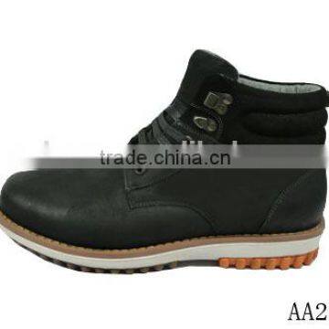Waterproof Anti-abrasion OEM/ODM Mens Boots Nubuck Leather photo-2