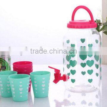 Hot sale 3.8L Plastic beverage dispenser