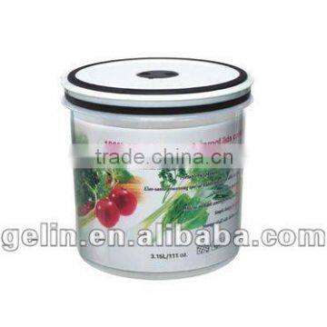 850ml round plastic storage box for table use GL9053