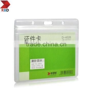 Supplier RBD 0.4mm PVC Soft Frosted Clear Pvc Badge Holder D4024 photo-6
