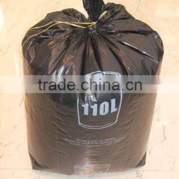 Plastic Large Garbage Bag With Tie