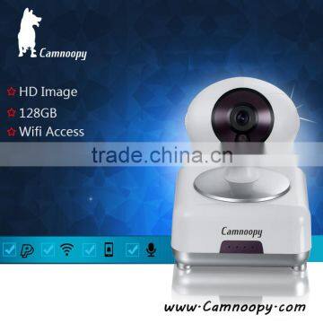 Camnoopy two-way audio plug and play IR night vision HD720P wireless wifi ip camera