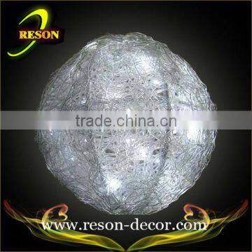 White Large acrylic Christmas lighting ball decoration