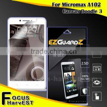 Trade Assurance Company For 0.2mm 9H Cell Phone Accessories Micromax A102 Screen Protector Tempered Glass for Canvas Doodle 3 photo-1