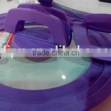 cookware glass lid with silicone ring