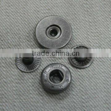 Top hole metal press snap button