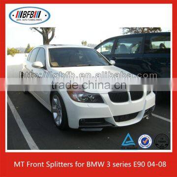 Carbon Fiber Front Bumper Spoiler BUMPER Splitter Lip for BMW E90 MT FRONT BUMPER photo-3
