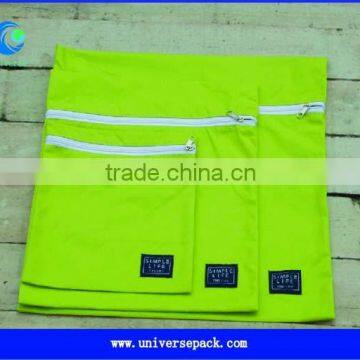 custom nylon zipper bag for garment storage