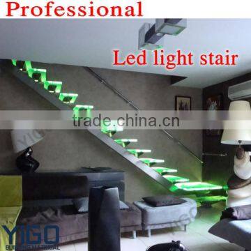 Stainless Steel Staircase Handrail Design / Stainless Steel Glass Staircase Quality Choice photo-2