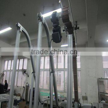 Vertical Flexible Conveyors System for Bottle and Carton Lifting photo-2