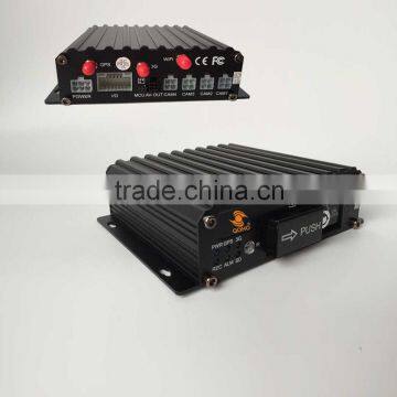 3G DVR With Sim Card 4CH Mobile DVR With GPS Tracker for Bus/ Truck / Taxi Vehicle DVR Remote photo-3