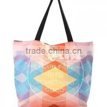 Fresh style of literature and art canvas bag