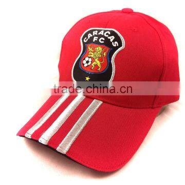 Custom Best Quality Red Acrylic Embossed Baseball Hat With Metal Buckle Supplier's Choice photo-2