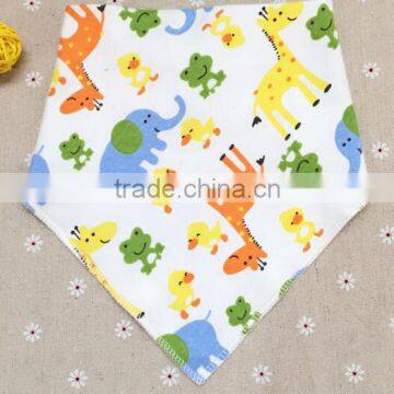 baby products triangle cotton two-layer saliva towel FS0035