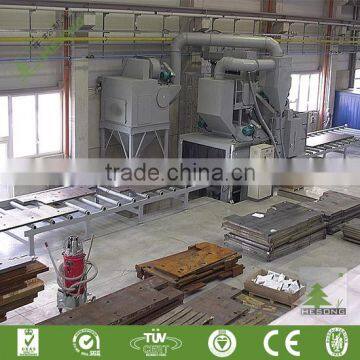 Steel Plate Abrasive Blasting Clean Equipment/Steel Plate Shot Blasting Machine