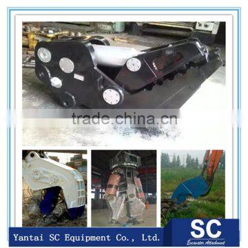 excavator hydraulic shear ,crusher and pulverizer for building demolition