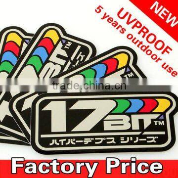 customized bumper sticker (high quality outdoor) factory price