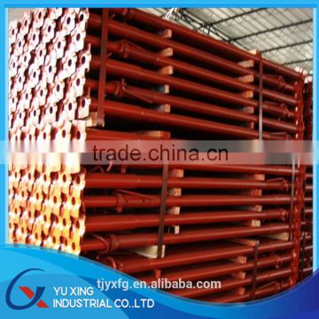 Stable and durable steel scaffolding shoring prop