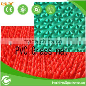 PVC scraped grass mat