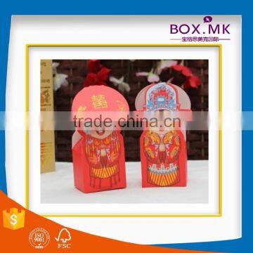 High Quality Hot Sale Fashionable Personalized Wholesale Paperboard Pink Wedding Paper Box photo-3