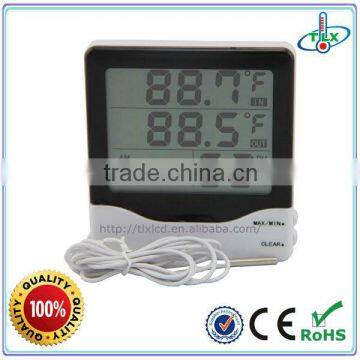 Digital Barometer Thermometer Hygrometer Clock With Temperature Sensor for Baby Room