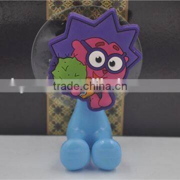 Monster pvc wall mount toothbrush holder