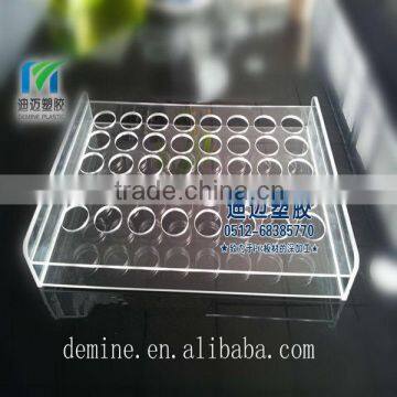 High light transmittance acrylic test tube stand/acrylic Laser engrave