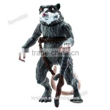 6PCS Teenage Mutant Ninja Turtles TMNT Master Splinter/Da Vinci Classic 5" Action Figure Loose photo-6
