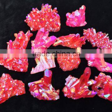 Wholesale Nature Red Crystal Quartz Cluster for Home Decoration photo-2