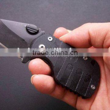 OEM G10 Material Pocket Knife 420 steel knife UD48102