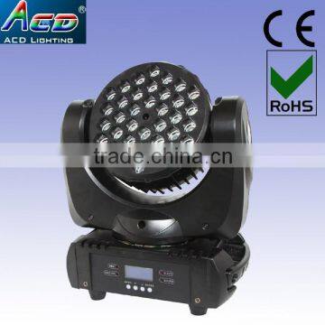 36*3w led moving head beam light, led moving head zoom, led moving head washer